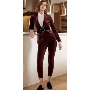 Maroon Pinot FRAME Denim Le High Skinny Velveteen Jeans 24